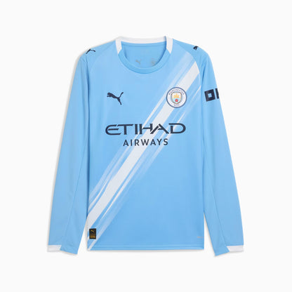 Manchester City 25/26 Home Jersey - Long Sleeves
