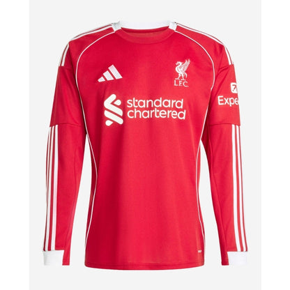 Liverpool 25/26 Home Jersey - Long Sleeve