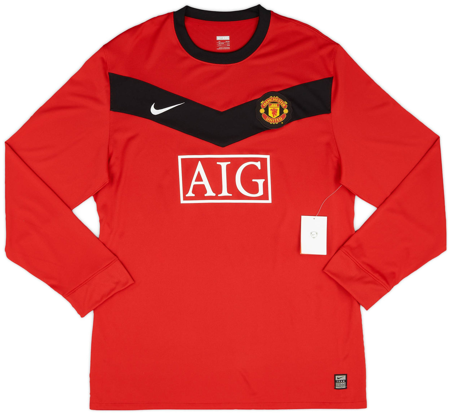 Manchester United Long Sleeves 09/10 Home Jersey