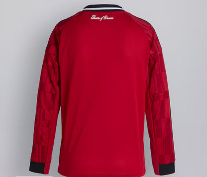 Manchester United 25/26 Long Sleeve Home Jersey
