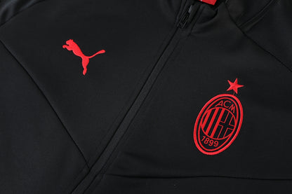 AC Milan 22/23 Full-Zip Tracksuit - Black