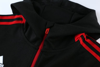 Manchester united 21/22 Hooded Full-Zip Hooded Tracksuit