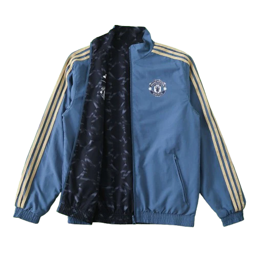 Manchester United Windbreaker Grey (Double-Sided)