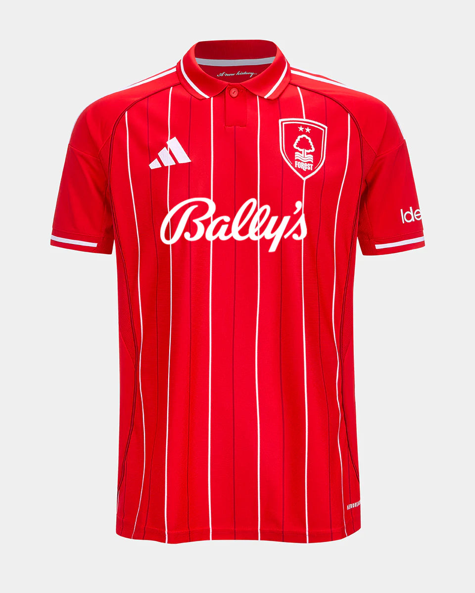 Nottingham Forest 25/26 Home Jersey - Sponsored