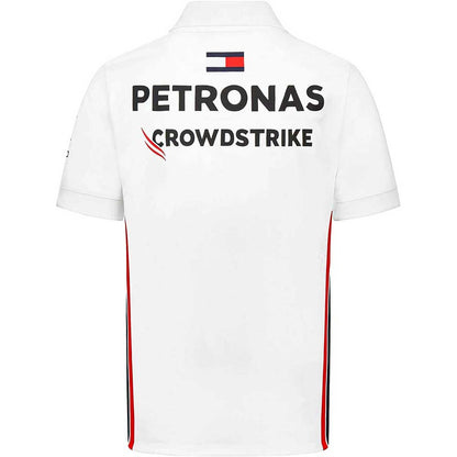 Mercedes AMG F1 2023 Men's Team Polo Shirt - White